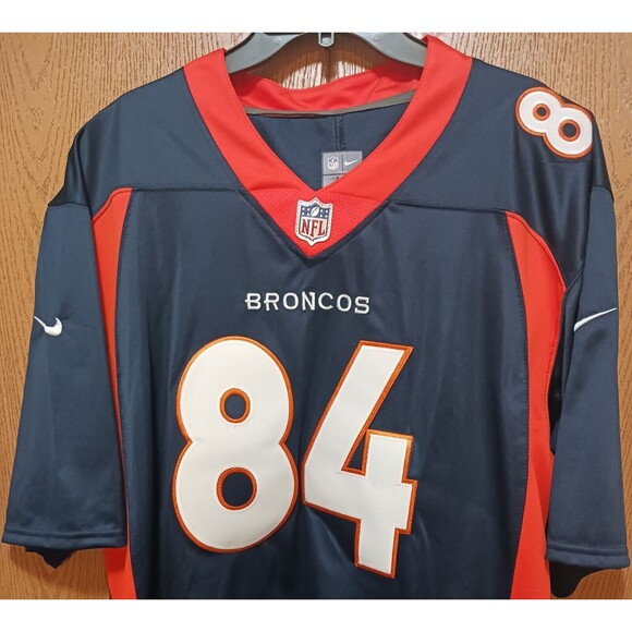Shannon Sharpe (Nike)-(Broncos)-(Jersey)-(Blue)-(Good Condition)-(Size XL)-$95 - Picture 3 of 10